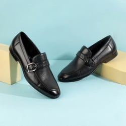 Men Black Formal Moccasin