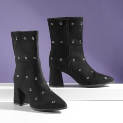 Women Black Party Boots