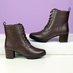 Women Brown Party Boots