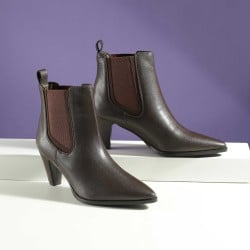 Women Brown Party Boots