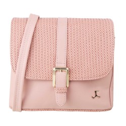 Mochi Pink Hand Bags Flap Over Sling