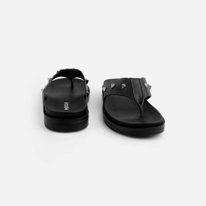 Mochi Men Black Casual Slippers (SKU: 16-1250-11-44) Mochi Men Black Casual Slippers (SKU: 16-1250-11-44)