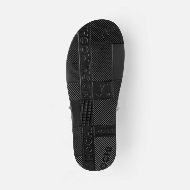 Mochi Men Black Casual Slippers (SKU: 16-1250-11-44) Mochi Men Black Casual Slippers (SKU: 16-1250-11-44)