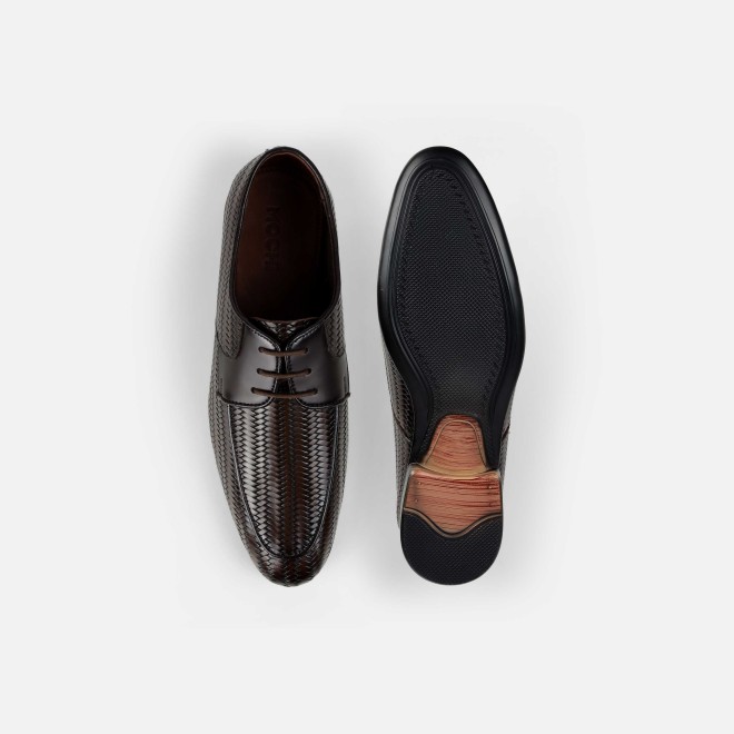 Mochi Men Brown Formal Lace Up (SKU: 19-728-12-41)