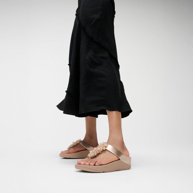 Fitflop Fino Bauble-Bead Toe-Post Sandals (SKU: 228-382-37-3)