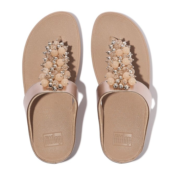 Fitflop Fino Bauble-Bead Toe-Post Sandals (SKU: 228-382-37-3)