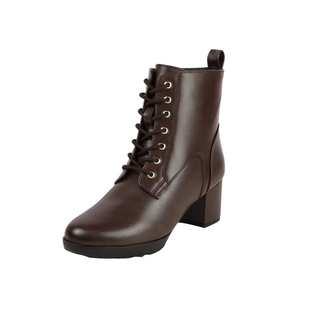 Mochi Women Brown Party Boots (SKU: 31-1034-12-38)