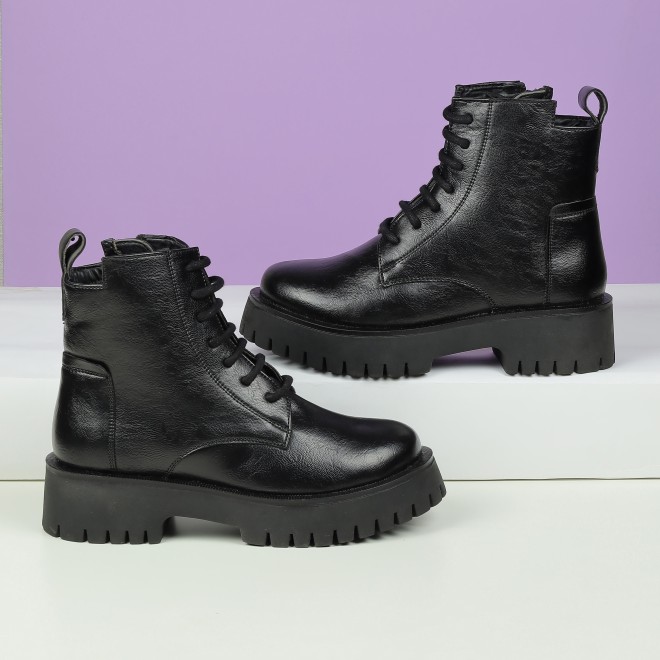 Mochi Women Black Party Boots (SKU: 31-1034-11-36)