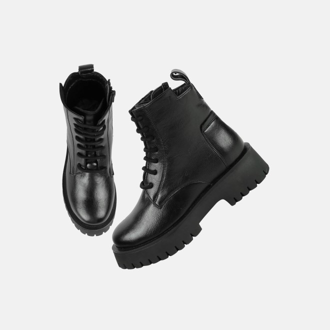 Mochi Women Black Party Boots (SKU: 31-1034-11-36)