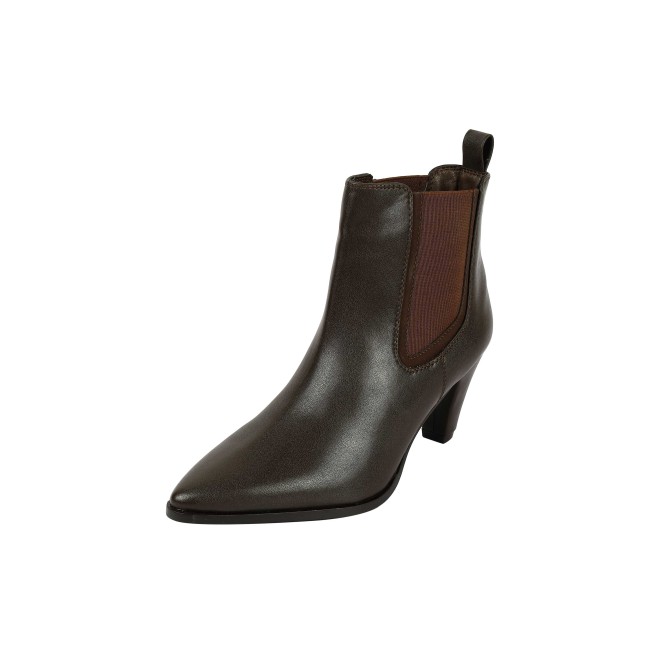 Mochi Women Brown Party Boots (SKU: 31-1075-12-37)