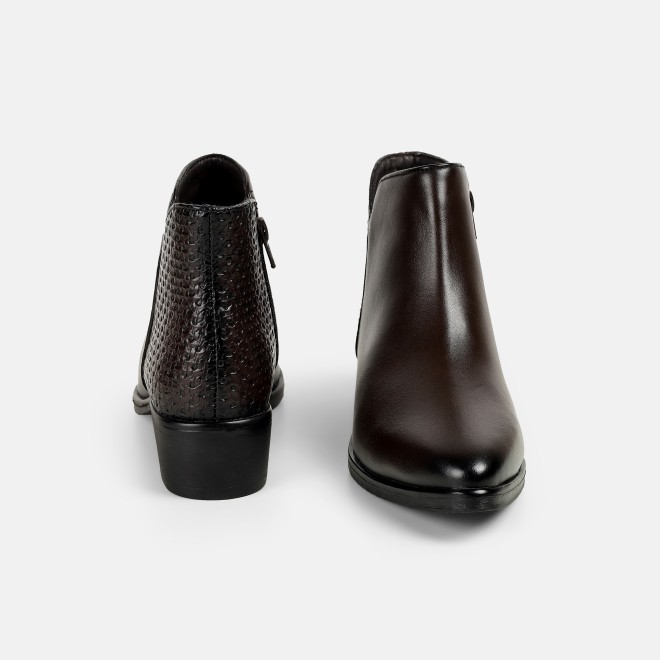 Mochi Women Brown Party Boots (SKU: 31-1223-12-39)