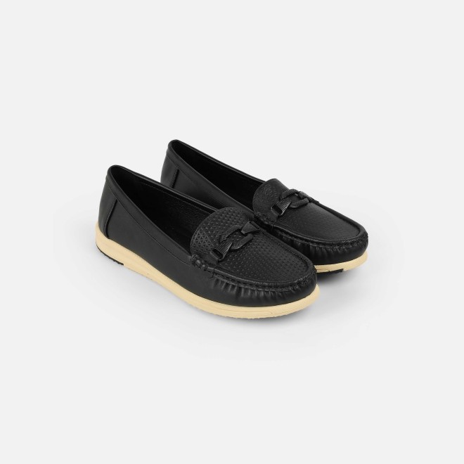 Mochi Women Black Casual Loafers (SKU: 31-1243-11-36)