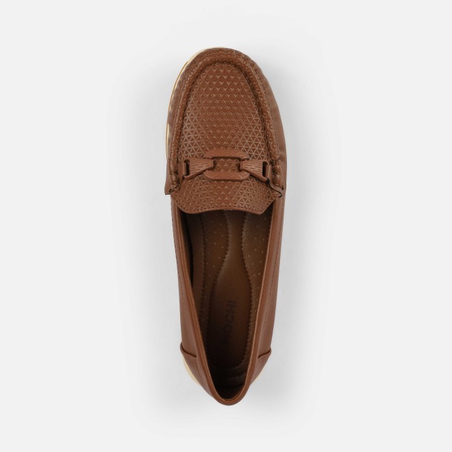 Mochi Women Brown Casual Loafers (SKU: 31-1243-12-36)