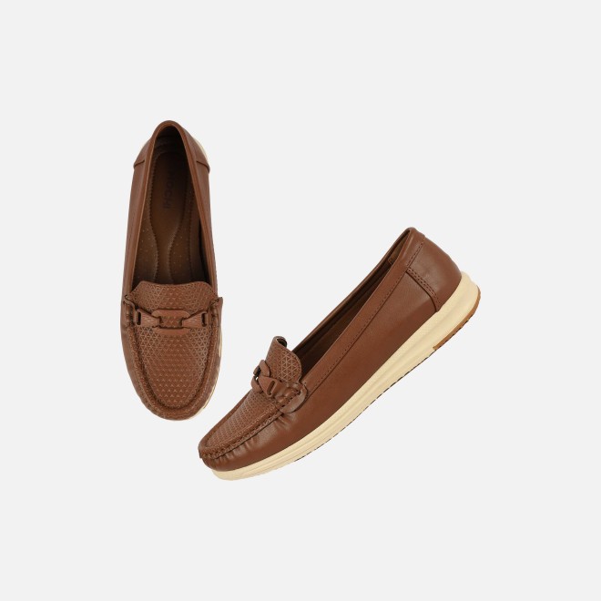Mochi Women Brown Casual Loafers (SKU: 31-1243-12-36)