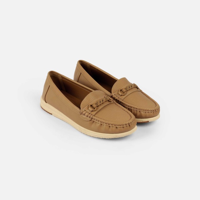 Mochi Women Beige-red Casual Loafers (SKU: 31-1244-89-37)