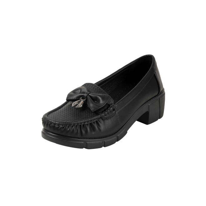 Mochi Women Black Casual Loafers (SKU: 31-1246-11-36)