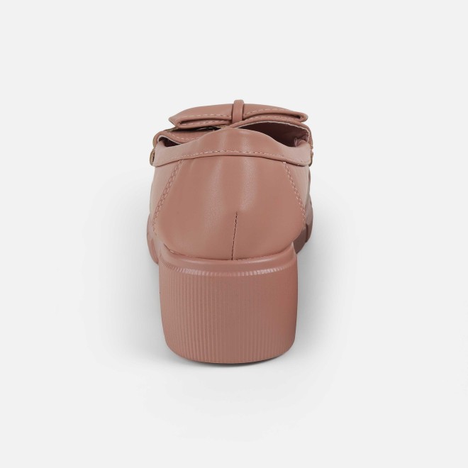 Mochi Women Peach Casual Loafers (SKU: 31-1246-80-36)