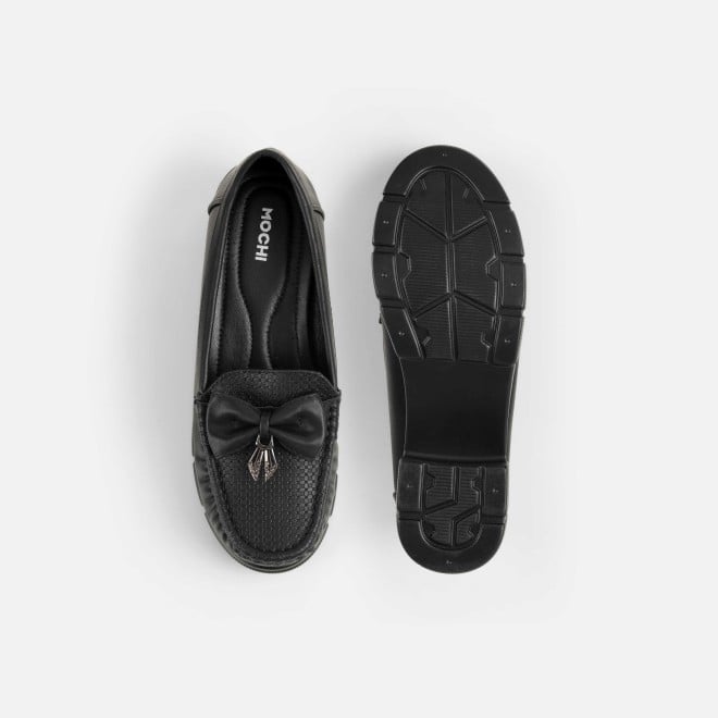 Mochi Women Black Casual Loafers (SKU: 31-1246-11-36)