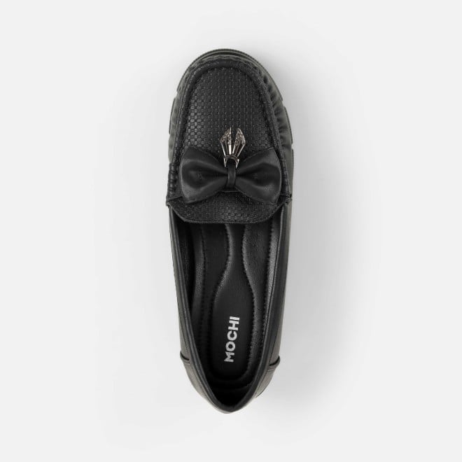 Mochi Women Black Casual Loafers (SKU: 31-1246-11-36)