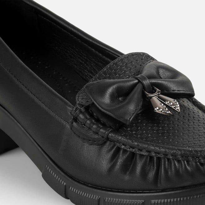 Mochi Women Black Casual Loafers (SKU: 31-1246-11-36)