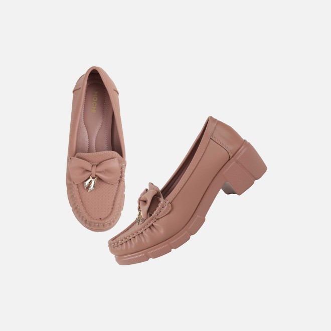 Mochi Women Peach Casual Loafers (SKU: 31-1246-80-36)