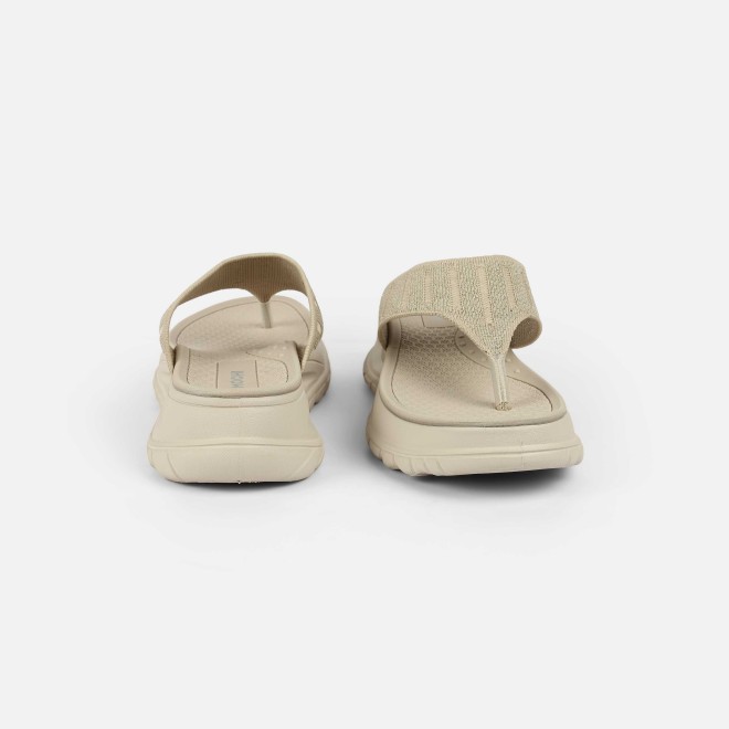 Mochi Women Beige Casual Slippers (SKU: 32-1477-20-36)