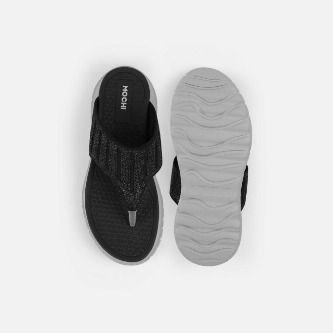 Mochi Women Black Casual Slippers (SKU: 32-1477-11-37)