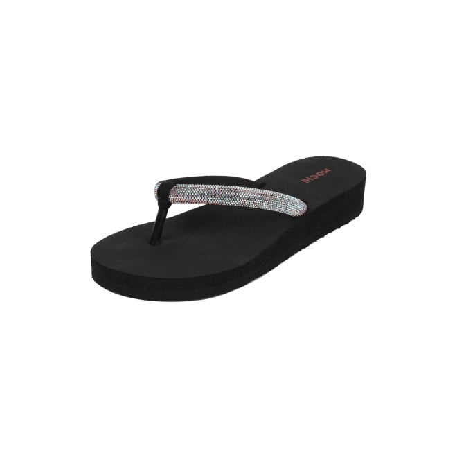 Mochi Women Black Casual Slippers (SKU: 32-1487-11-36)