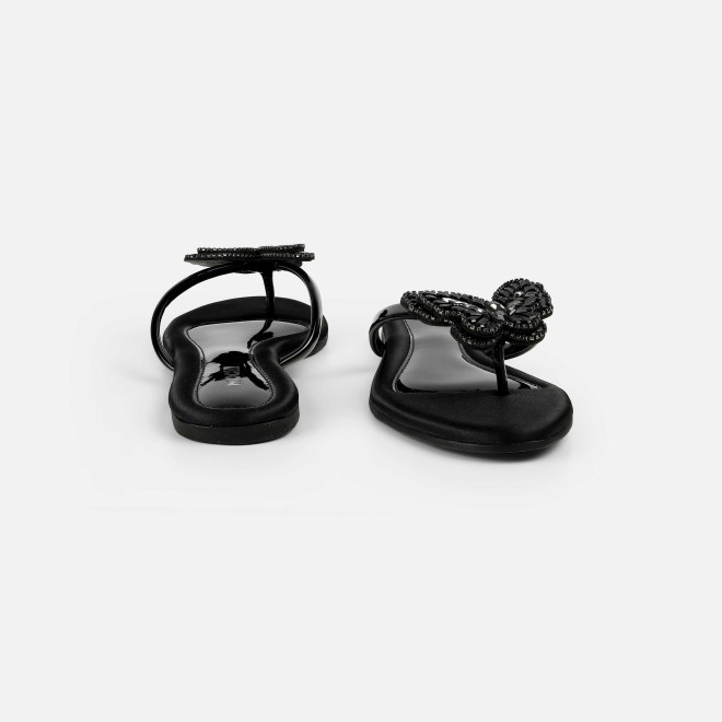 Mochi Women Black Casual Slippers (SKU: 32-1506-11-36)