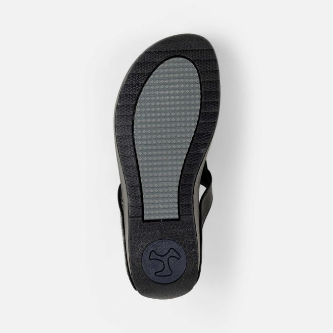 Mochi Women Black Casual Slippers (SKU: 32-278-11-37)