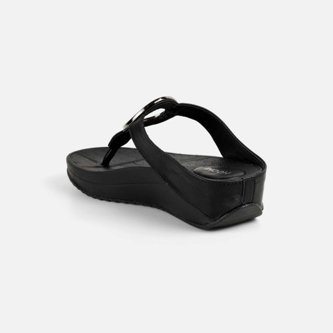 Mochi Women Black Casual Slippers (SKU: 32-278-11-37)