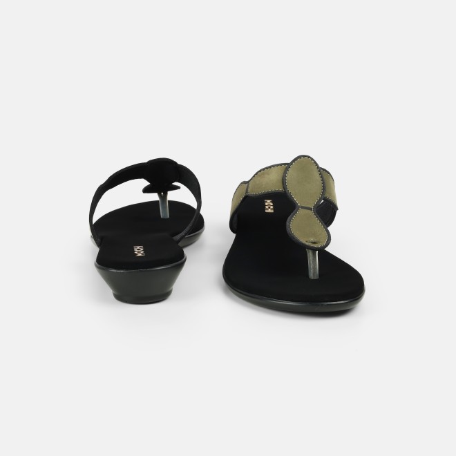 Mochi Women Olive Casual Slippers (SKU: 32-612-49-36)