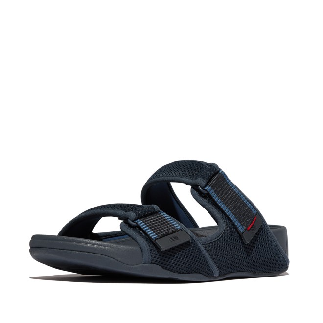 Fitflop Gogh Moc Mens Adj. Water-Resistant Mesh Slides (SKU: 338-417-17-7)