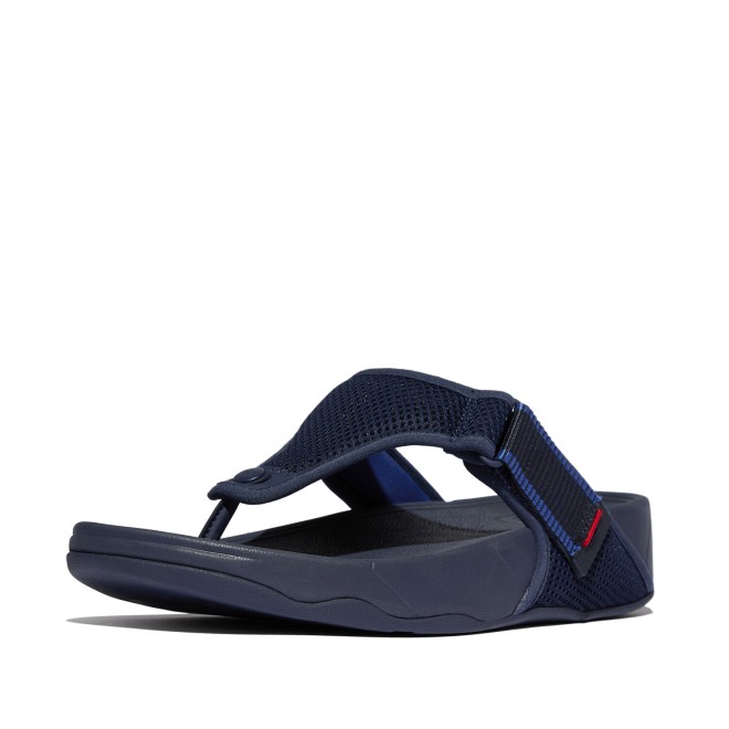 Fitflop Trakk Mens Adj. W-Resistant Mesh Toe-Post Sandals (SKU: 338-419-17-7)