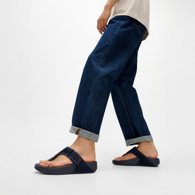 Fitflop Trakk Mens Adj. W-Resistant Mesh Toe-Post Sandals (SKU: 338-419-17-7)