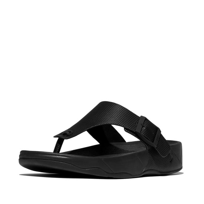 Fitflop Trakk Mens Buckle Embossed-Leather T-Post Sandals (SKU: 338-420-11-7)