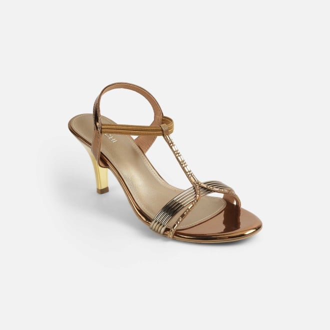 Mochi Women Antic-gold Party Sandals (SKU: 35-561-28-36)