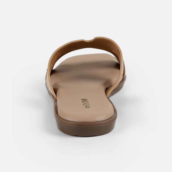 Mochi Women Beige Casual Slip Ons (SKU: 41-517-20-37)