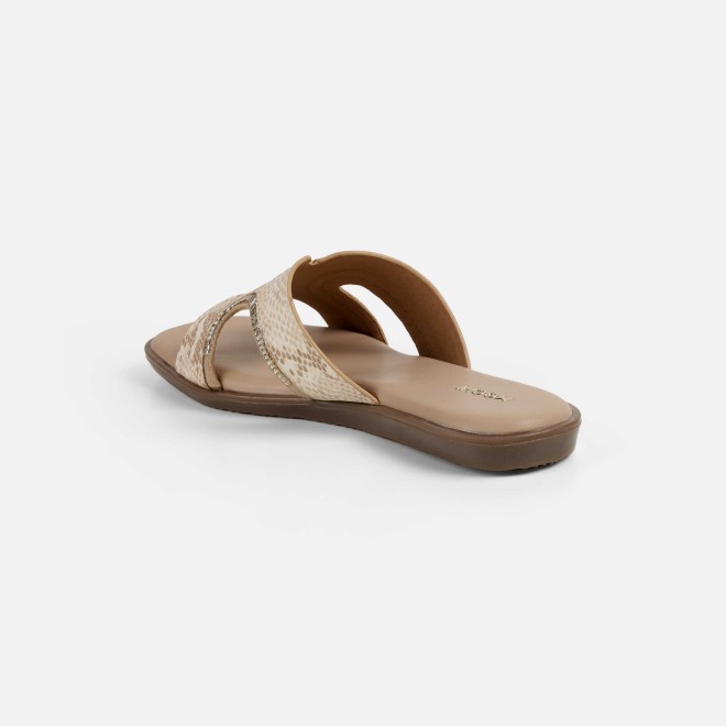 Mochi Women Beige Casual Slip Ons (SKU: 41-517-20-37)