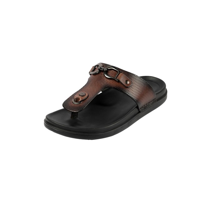 J.Fontini Men Brown Casual Slippers (SKU: 60-188-12-41)