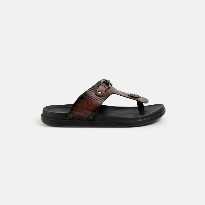 J.Fontini Men Brown Casual Slippers (SKU: 60-188-12-41)