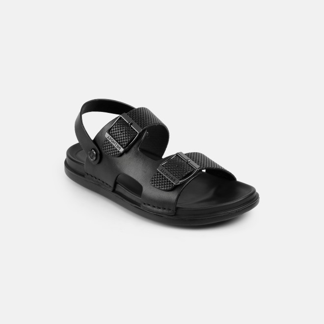 J.Fontini Men Black Casual Sandals (SKU: 60-189-11-41)