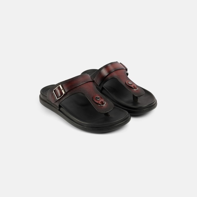 J.Fontini Men Wine Casual Slippers (SKU: 60-190-58-43)