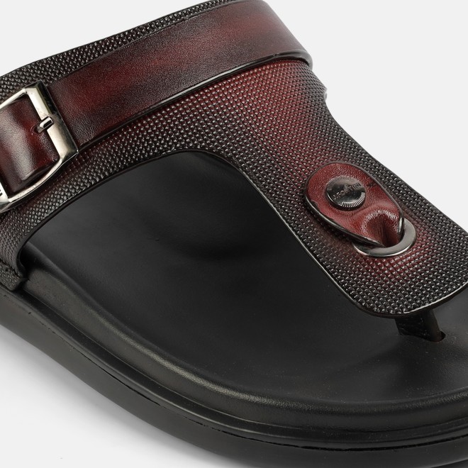 J.Fontini Men Wine Casual Slippers (SKU: 60-190-58-43)