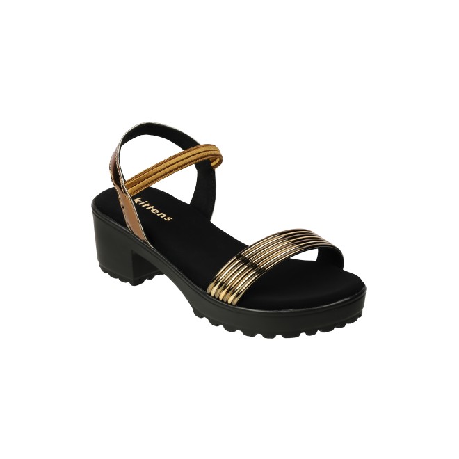 Kittens Girls Antic-gold Casual Sandals (SKU: 78-5741-28-30)