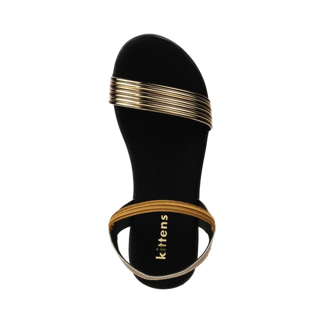 Kittens Girls Antic-gold Casual Sandals (SKU: 78-5741-28-30)