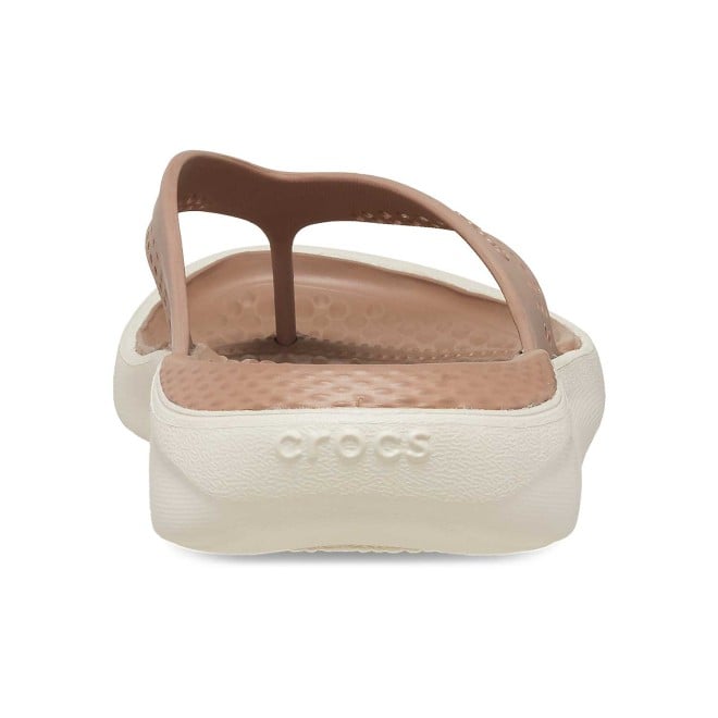 Crocs Women Latte-Stucco Casual Slippers (SKU: 118-205182-2J3-6)