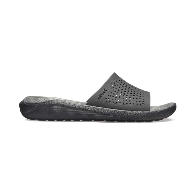 Crocs Men Black-Slate Grey Casual Slip Ons