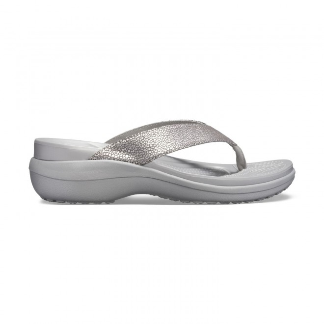 Crocs Men Silver/Silver Casual Slip Ons