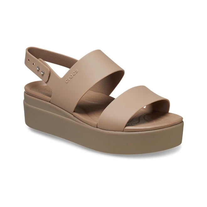 Crocs Women Latte-Mushroom Casual Sandals (SKU: 118-206453-2EL-4)